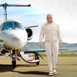TEBO DAMBE Men's Luxury Sweatpants - Cream