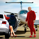 TEBO DAMBE Men's Luxury Sweatpants - Red