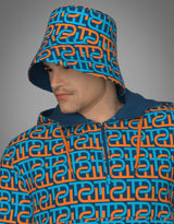 TEBO DAMBE Men's Luxury Sweatpants - Blue & Orange